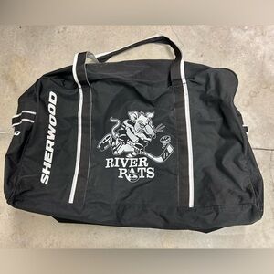 Sherwood Canvas Hockey Bag – River Rats Logo, 20" x 30" x 15"